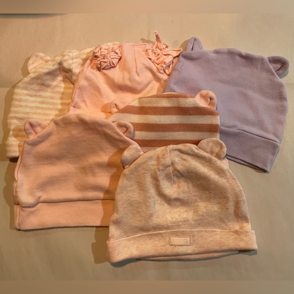 Set of 6 infant hats - Picture 3 of 5